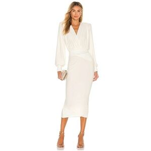 Zhivago Lover Man Dress S White Bridal Wedding Party Cocktail Quilted Bride